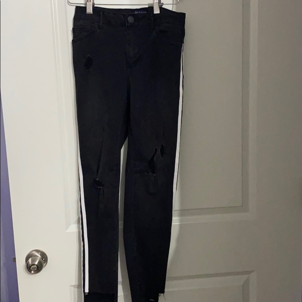 Boom boom jeans with thy stripes